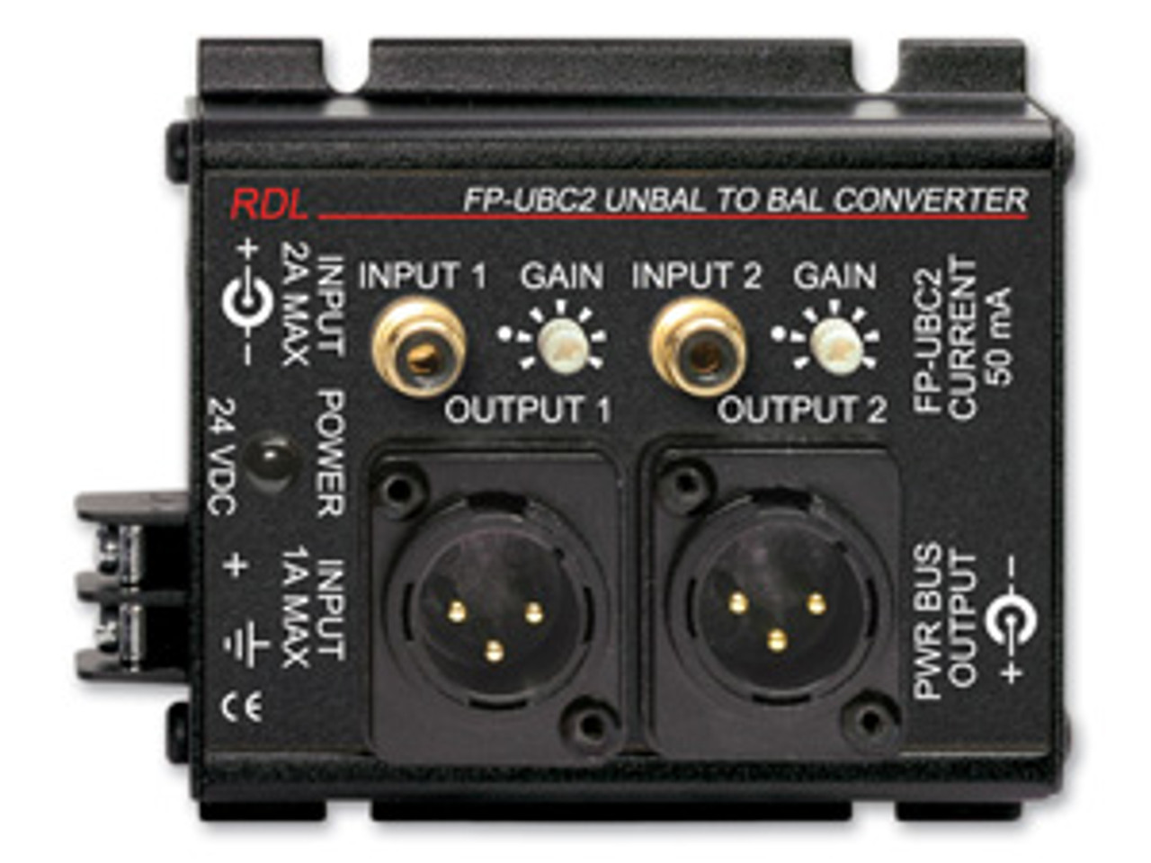 RDL FP-UBC2 Unbalanced to Balanced Converter - 2 Channel (FP-UBC2)