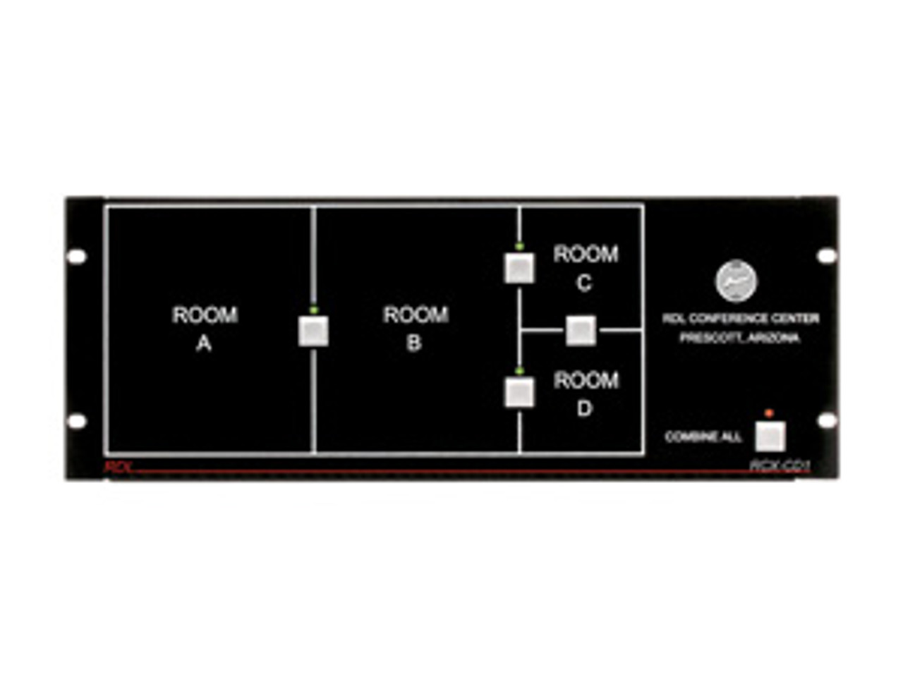 RDL RCX-CD1 Remote Control for RCX-5C Room Combiner (RCX-CD1)