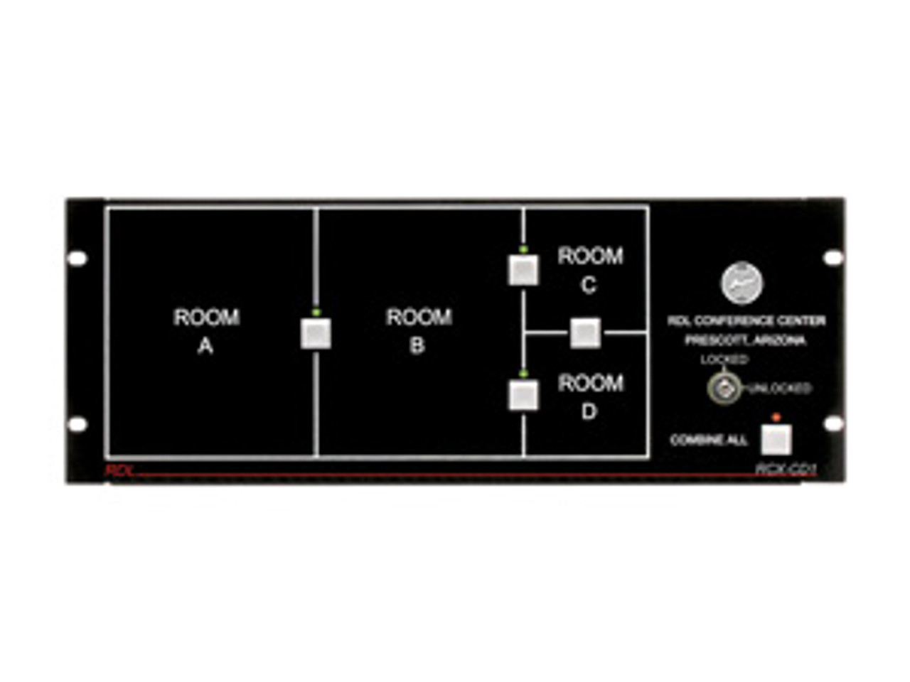 RDL RCX-CD1L Remote Control for RCX-5C Room Combiner (RCX-CD1L)