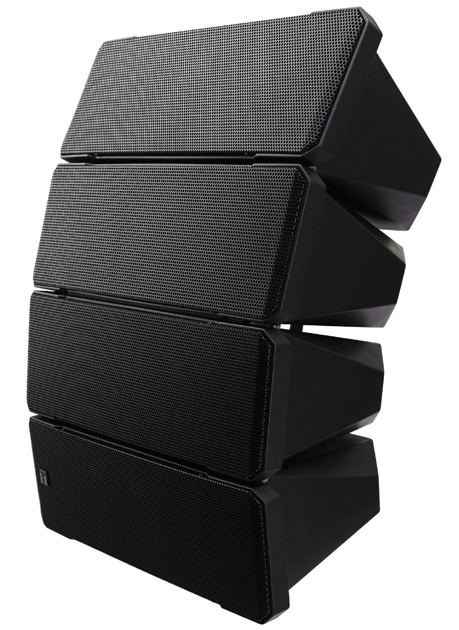 TOA HX-7B-WP Black Weather-Resistant 750W Variable Dispersion Speaker