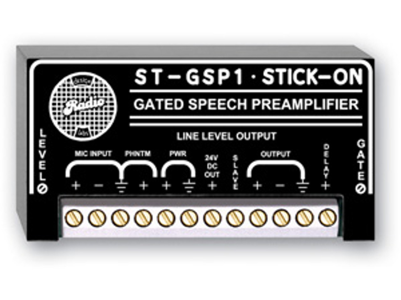 RDL ST-GSP1 Gated Speech Preamplifier - Microphone to Line (ST-GSP1)