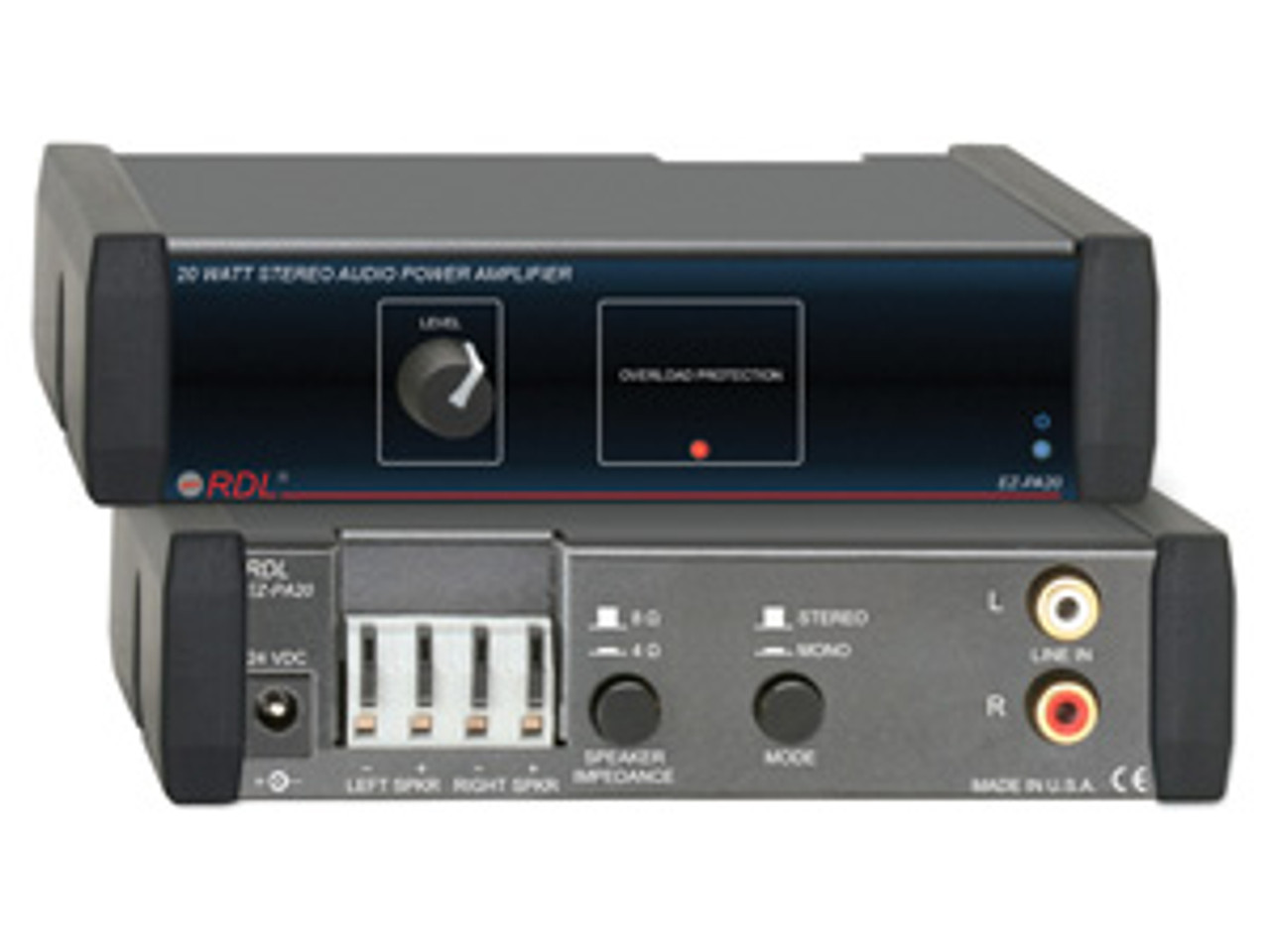 RDL EZ-PA20 20 Watt Stereo Power Amplifier (EZ-PA20)