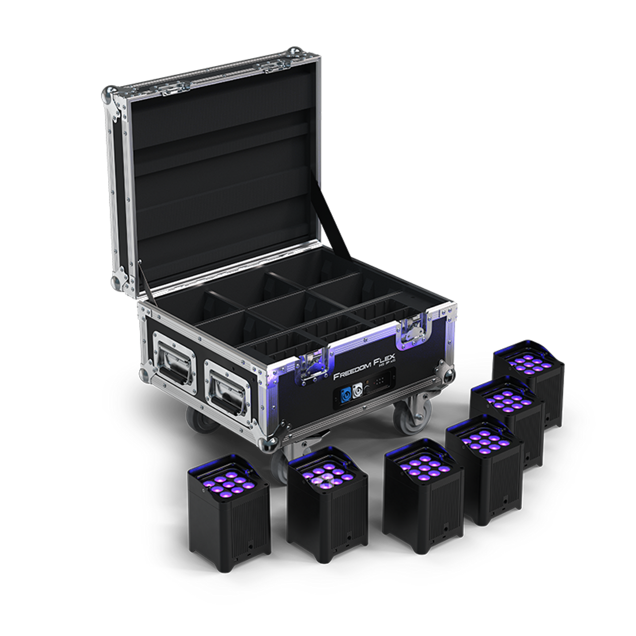 Chauvet DJ FREEDOMFLEXH9IPX6 Wireless UpLighting Package