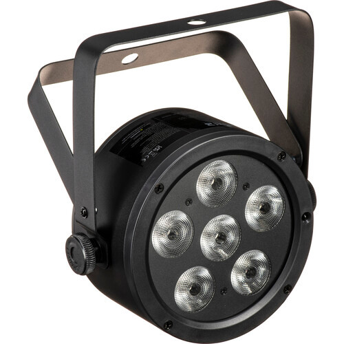 Chauvet DJ SLIMPARH6ILS SlimPAR H6 ILS Low Profile 6-in-1 LED PAR (RGBAW+UV) (SLIMPARH6ILS)