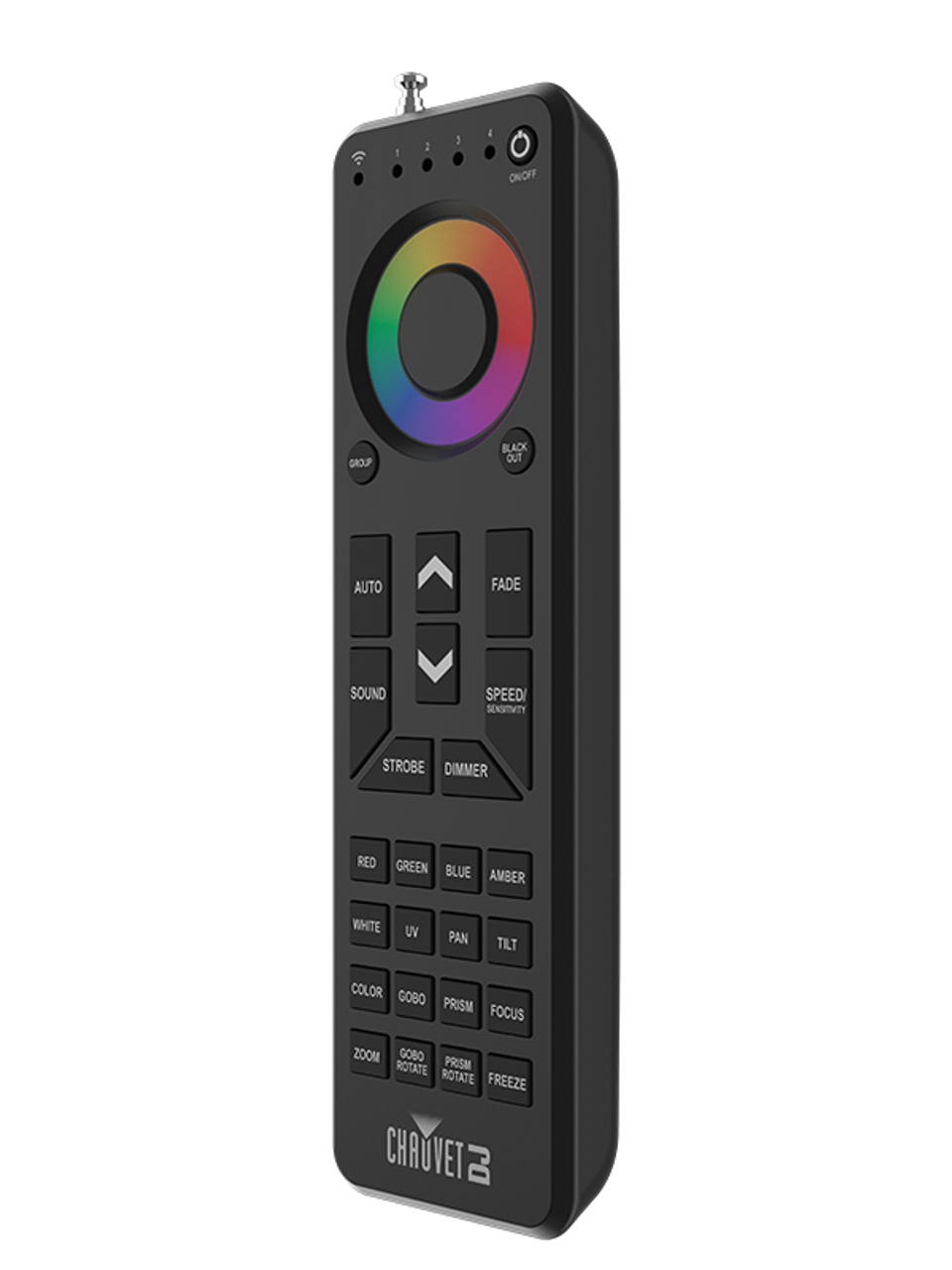 Chauvet DJ RFCXL Handheld Remote Control for RF-Enabled Lighting Fixtures (RFCXL)