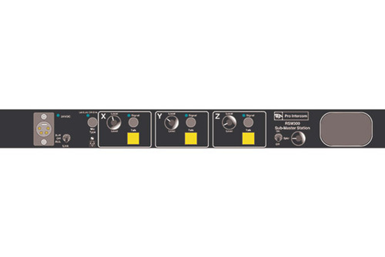 Pro Intercom RSM300 3-Circuit IFB Remote Sub Master (RSM300)