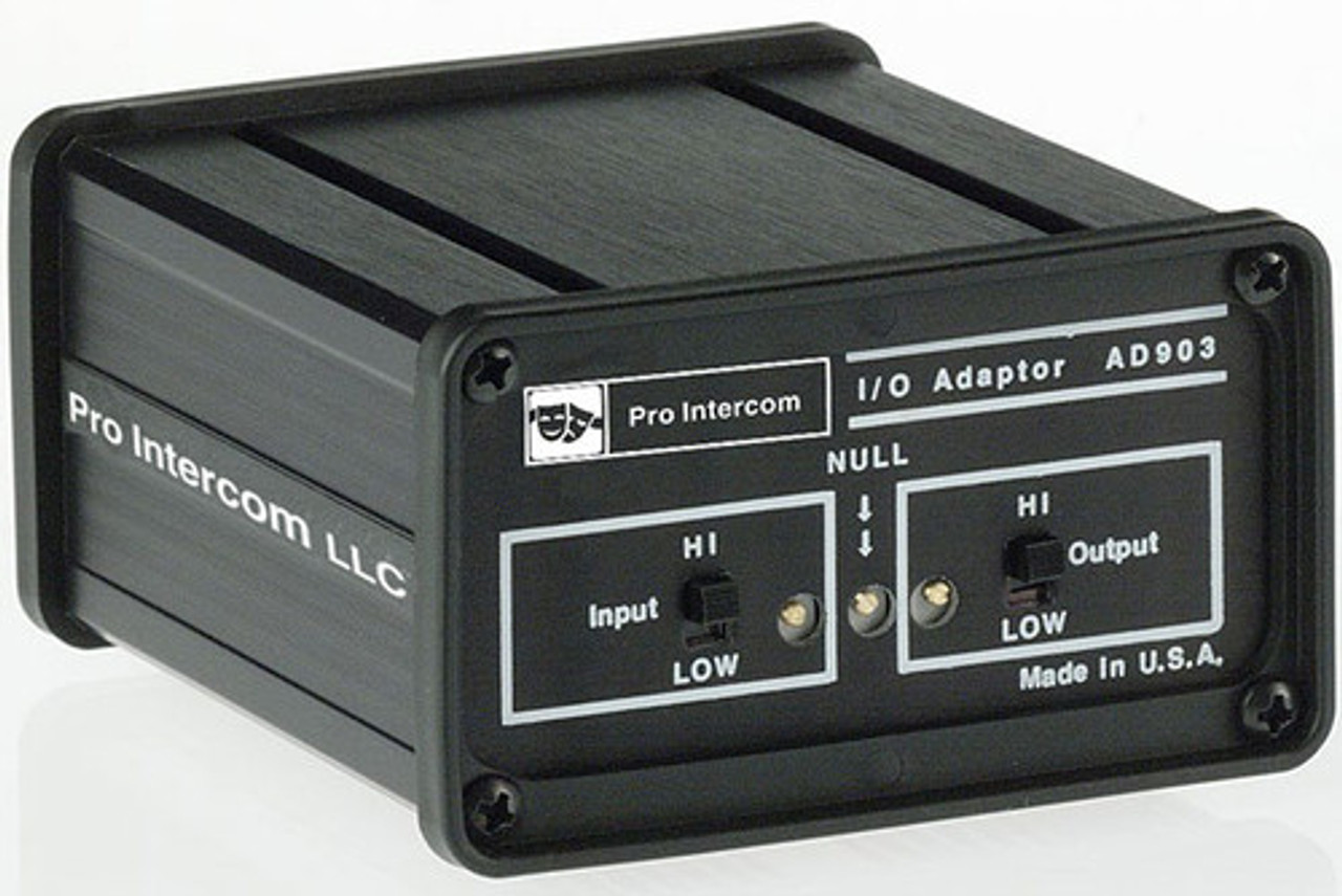  Pro Intercom AD903 2-to-4 Wire, Active, Transformer Isolation I/O Adapter (AD903)