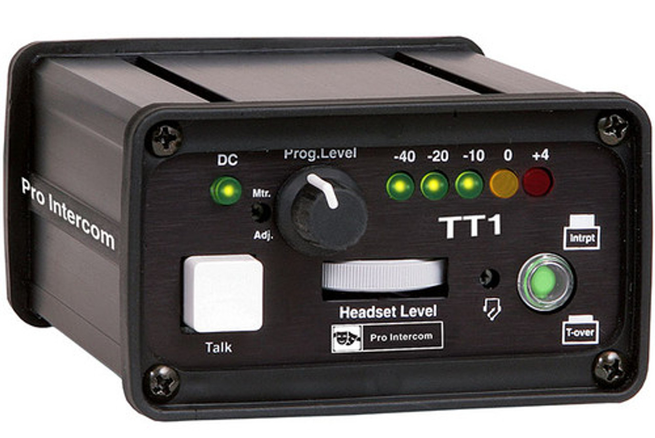 Pro Intercom TT1 Single Circuit Beltpack with Program Input (TT1)