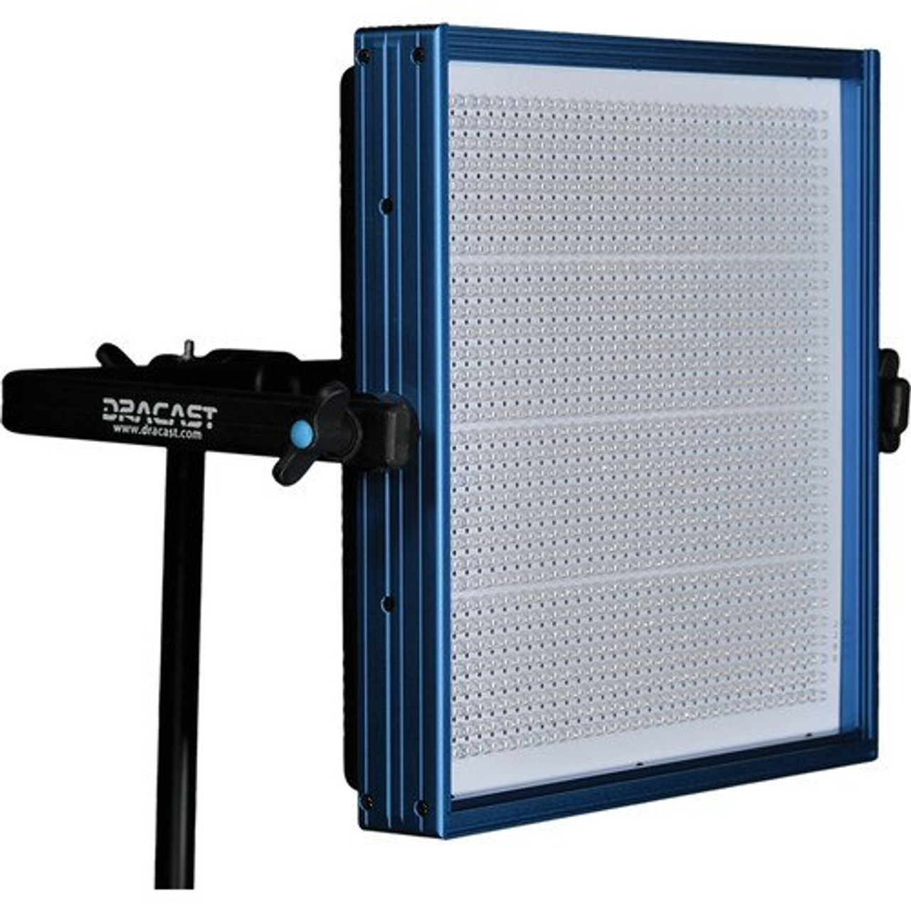 DRACO BROADCAST Pro Series LED1000 Bi-Color LED 2 Light Kit with V-Mount Battery Plates and Light Stands