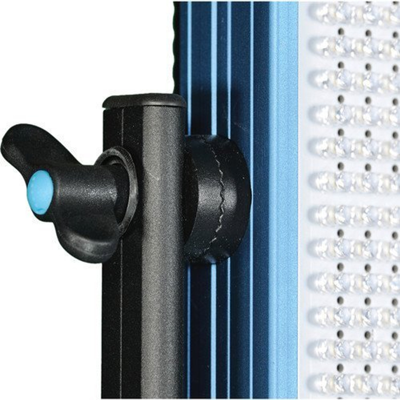 DRACO BROADCAST Pro Series LED1000 Bi-Color LED 2 Light Kit with V-Mount Battery Plates and Light Stands (DR1000BCV2KQ) 