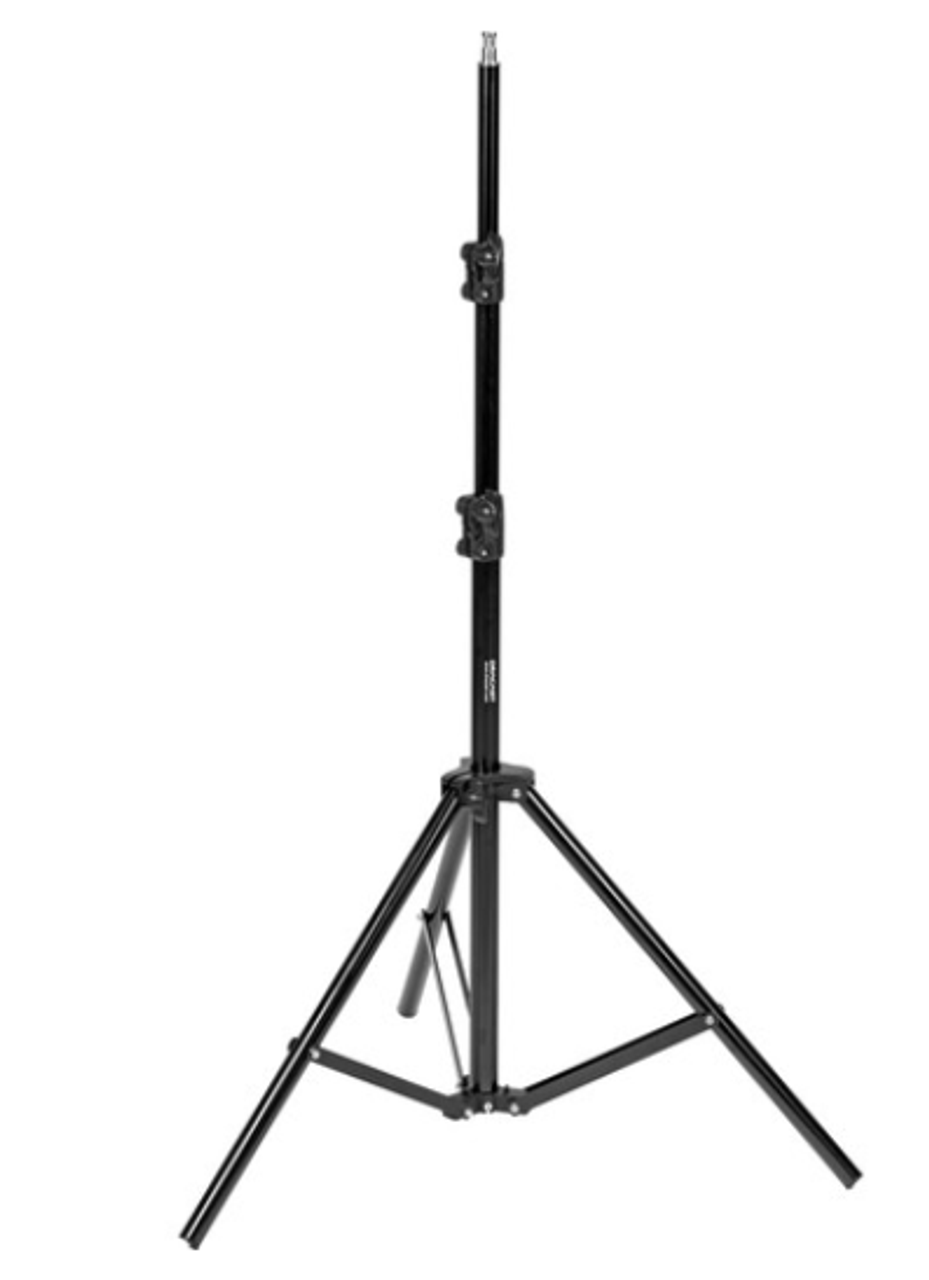 DRACO BROADCAST Pro Series LED1000 Daylight LED 2 Light Kit with Gold Mount Battery Plates and Light Stands