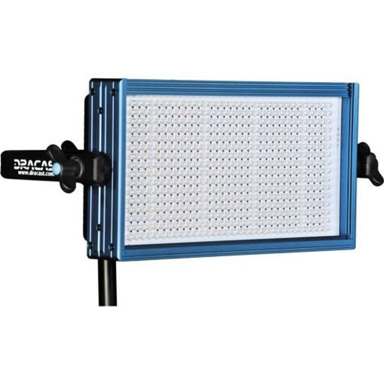 DRACO BROADCAST Pro Series LED500 Bi-Color LED 2 Light Kit with Gold Mount Battery Plates and Light Stands (DR500BCG2KSK)