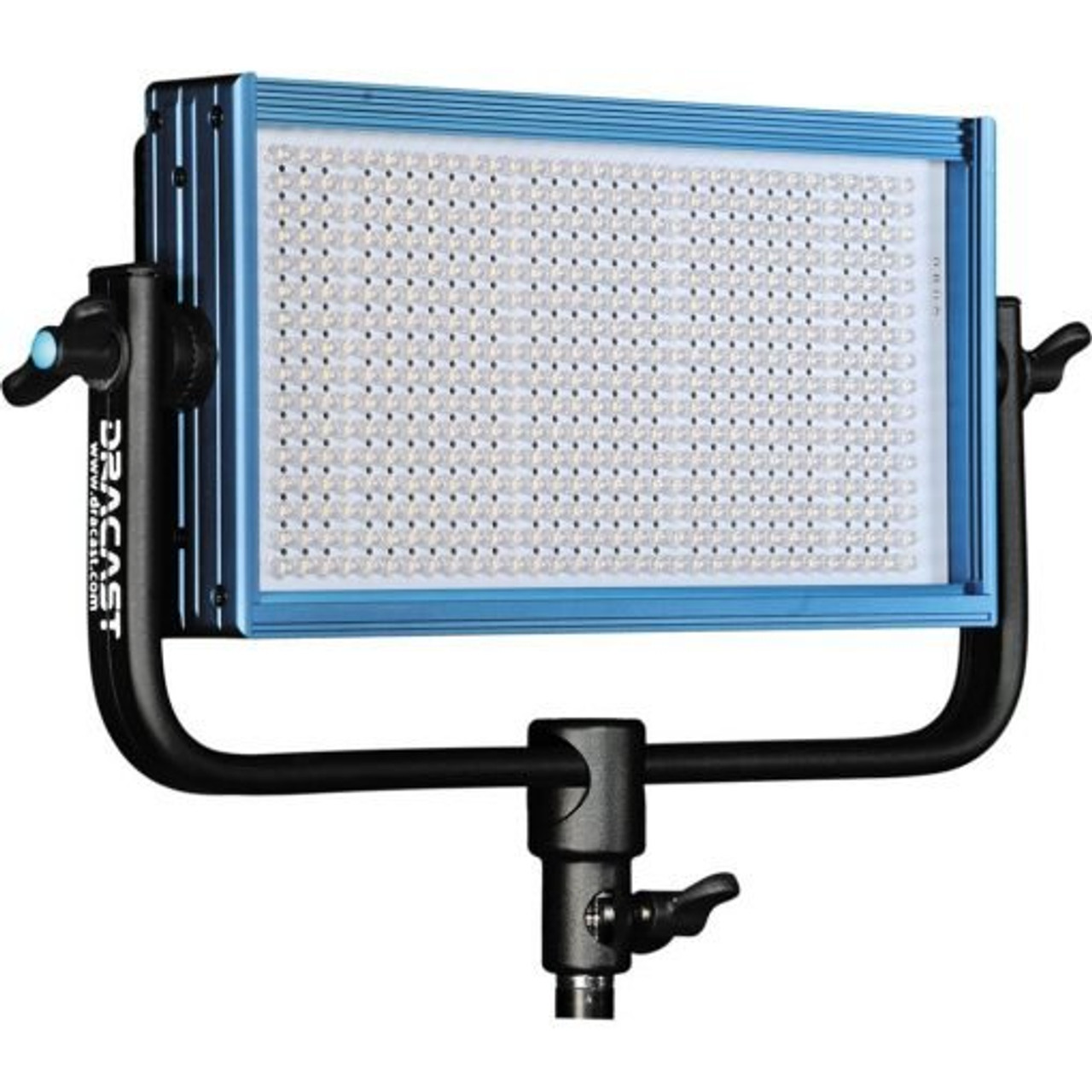 DRACO BROADCAST Pro Series LED500 Bi-Color LED 2 Light Kit with Gold Mount Battery Plates and Light Stands (DR500BCG2KSK)