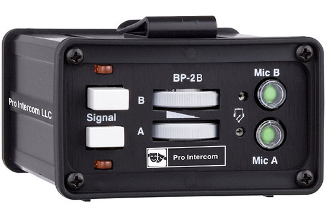 Pro Intercom BP2B 2-Circuit Binaural Intercom Beltpack (BP2B)