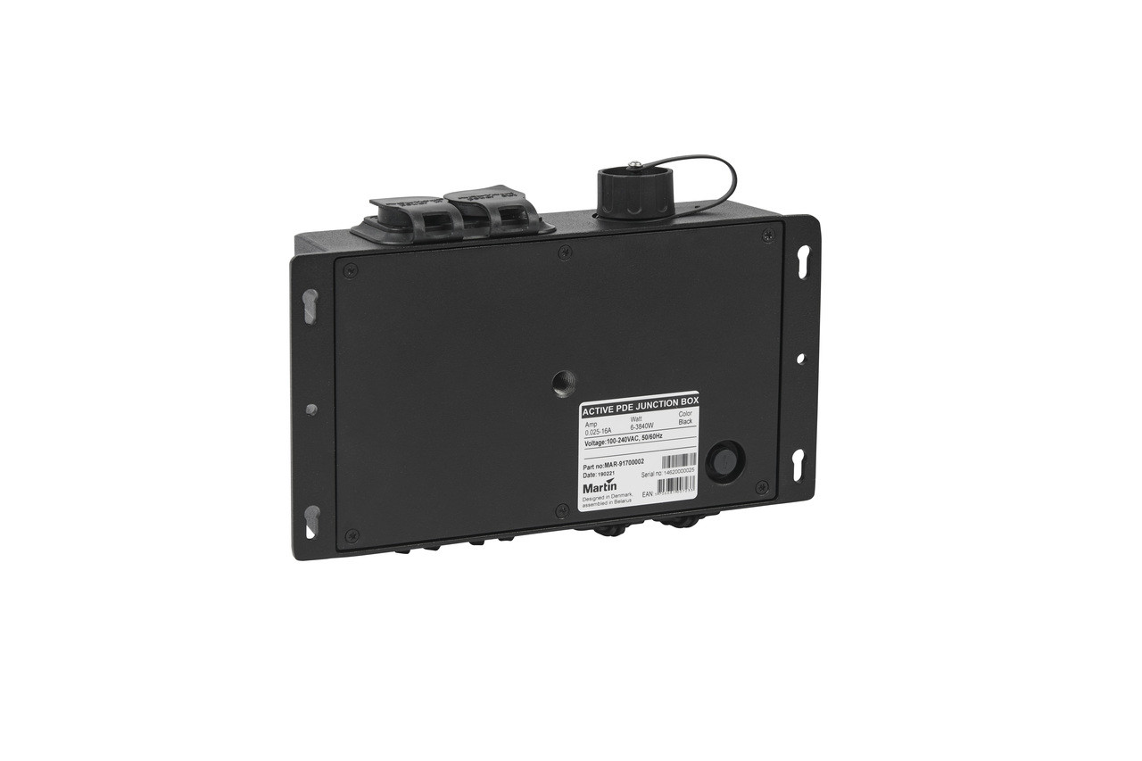 Martin Lighting PDE Junction Box Active Power and Data Input for the PDE Cabling System (MAR-91700002)