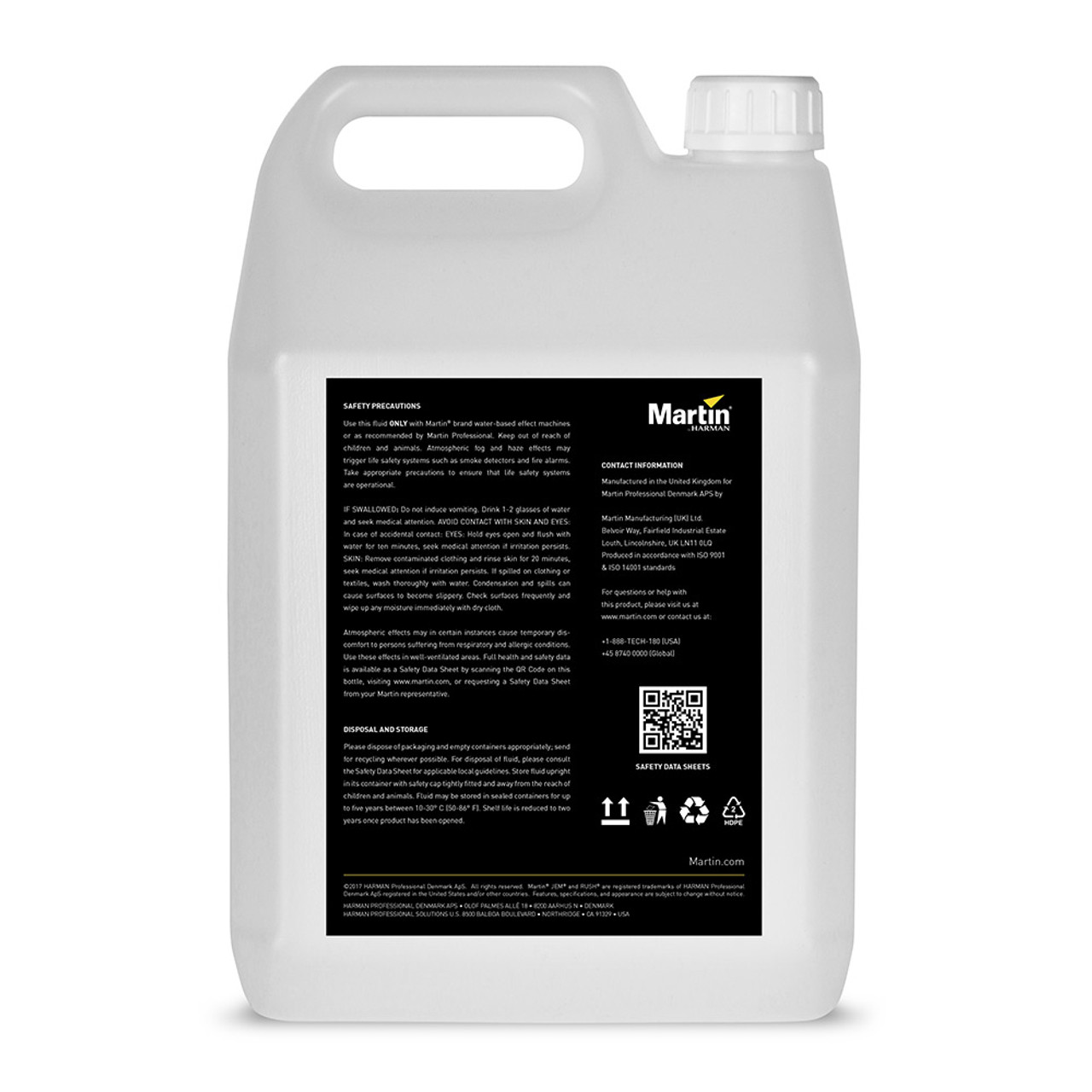 Martin Lighting JEM Low-Fog Fluid Premium Low-Fog Fluid (97120842-)