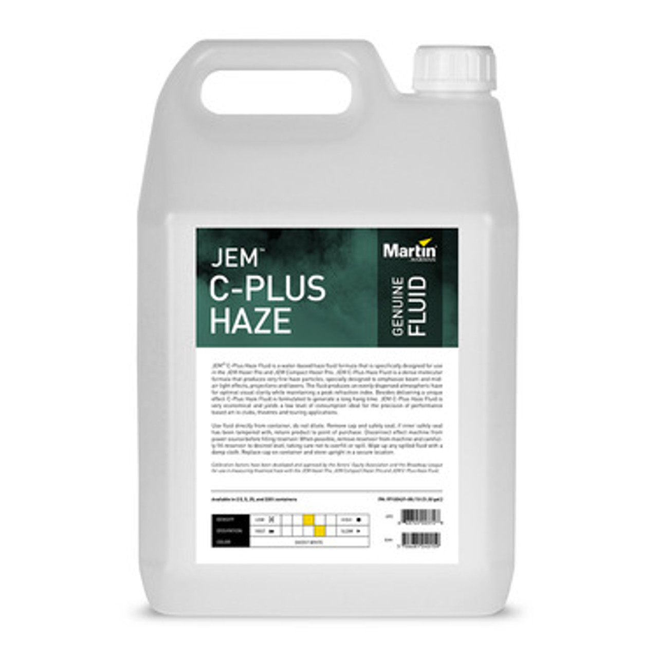 Martin Lighting JEM C-Plus Haze Fluid Premium Haze Fluid (97120413-)