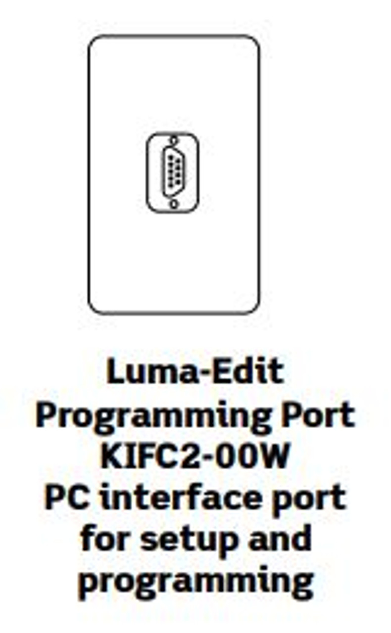 Leviton D8000 Luma-Edit Programming Port, Refurbished (KIFC2-W REFURB)