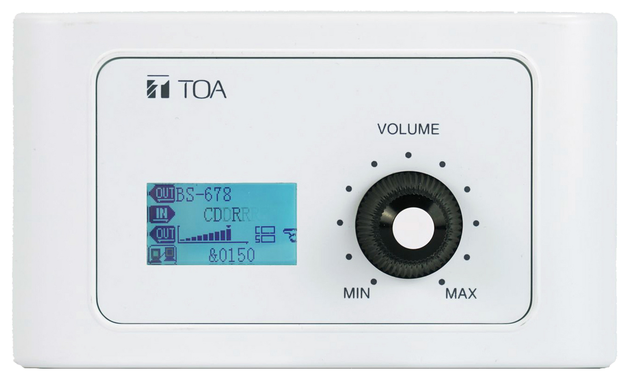 TOA M-800RC-AM Remote Audio Control Panel