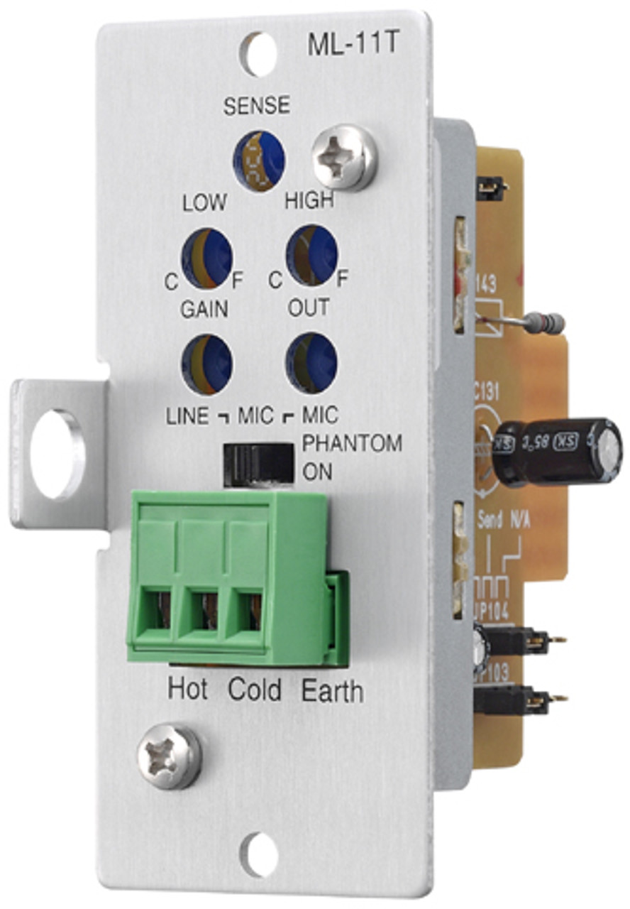 TOA ML-11T Switchable Mic/Line Input With Mute-Send/Receive