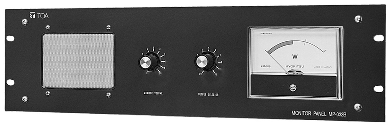 TOA MP-032B Amplified Rack Monitor Panel (MP-032B)