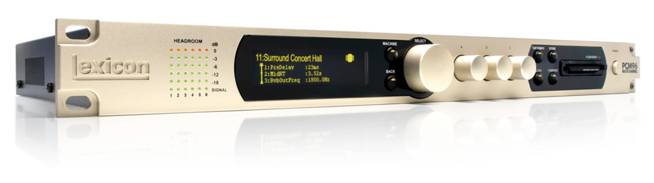 Lexicon PCM96SUR-D PCM96 Surround (digital) Parallel Stereo and Surround Reverb/Effects Processor w/ Digital I/O (LEXPCM96SUR-DFX)