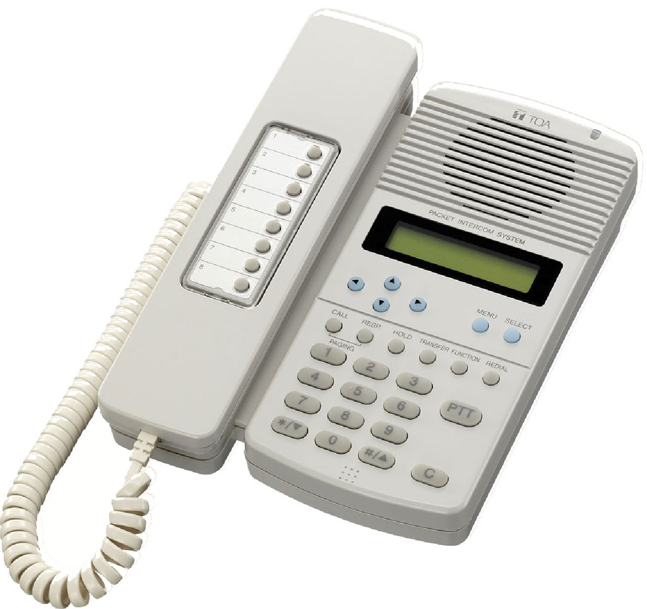 TOA N-8600MS IP Master Station With Caller ID And Backlit Display