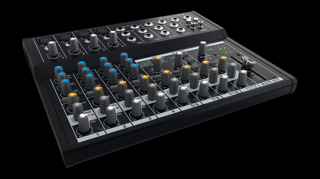 Mackie Mix12FX 12-Channel Compact Effects Mixer - GoKnight