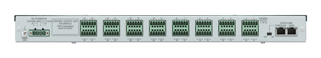 TOA SX-2000CO Control Output Unit