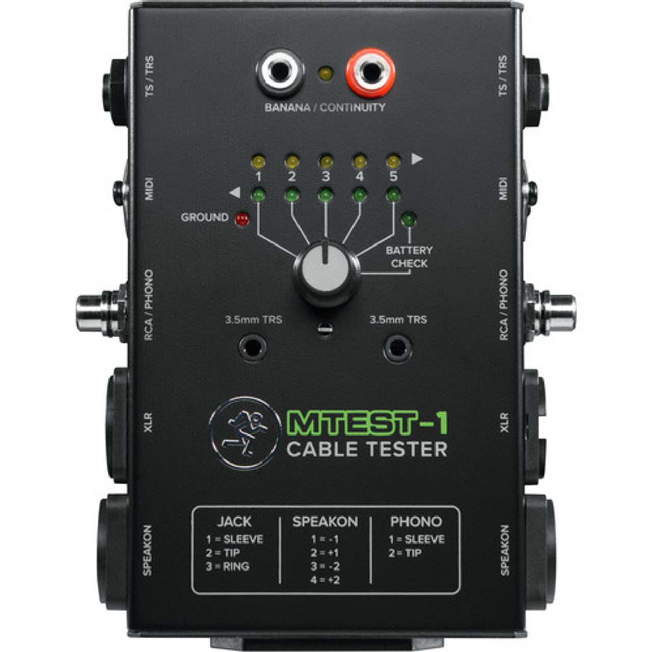 Mackie MTEST-1 Cable Tester (MTEST-1)