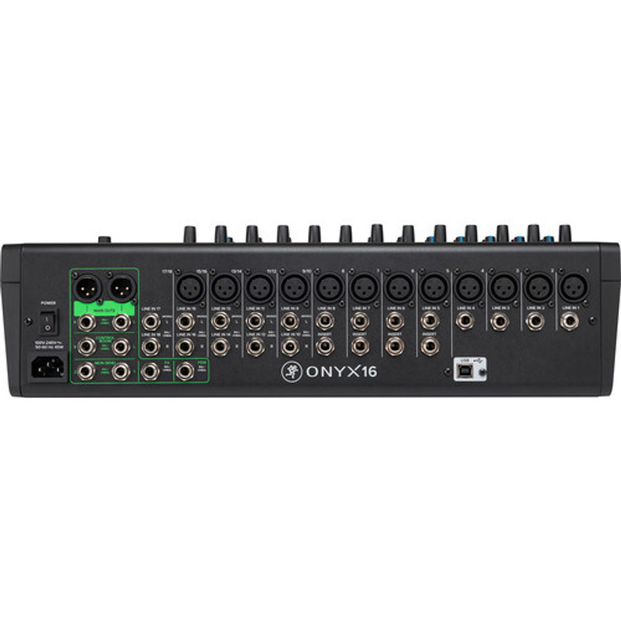 Mackie ONYX16 16-Channel Premium Analog Mixer with Multitrack USB (2051992-00)