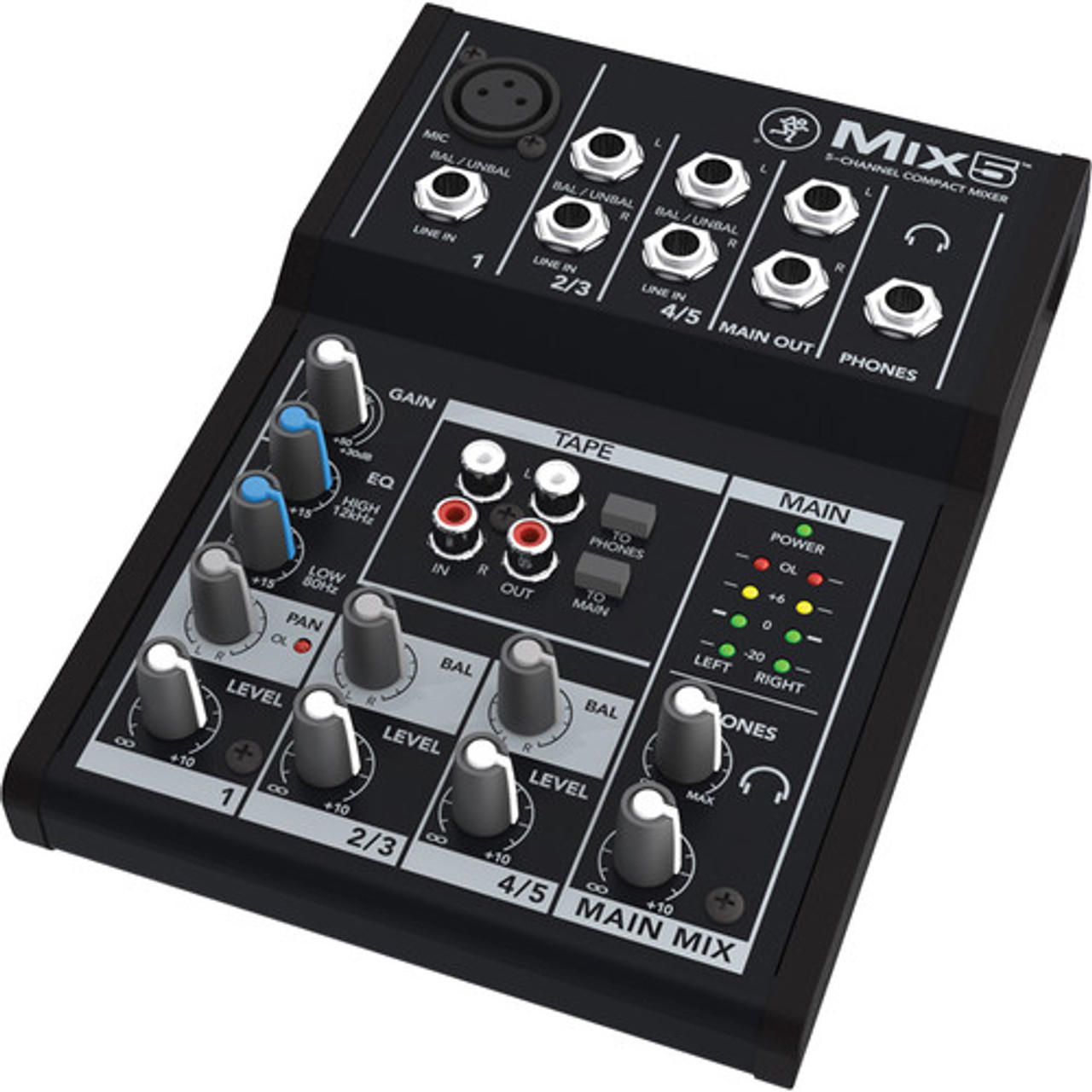 Mackie MIX5 5-Channel Compact Mixer (2044094-00)
