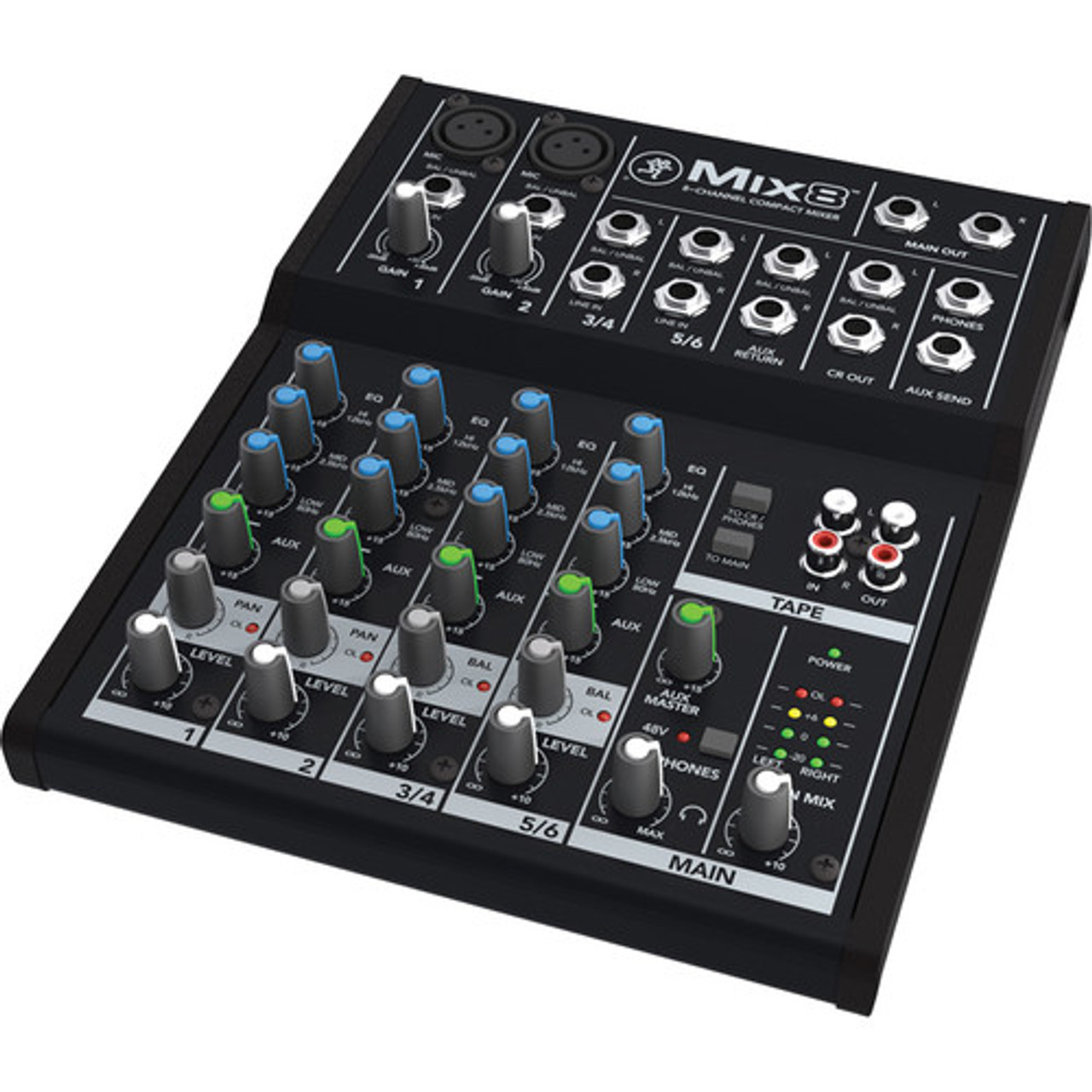 Mackie MIX8 8-Channel Compact Mixer (2044095-00)