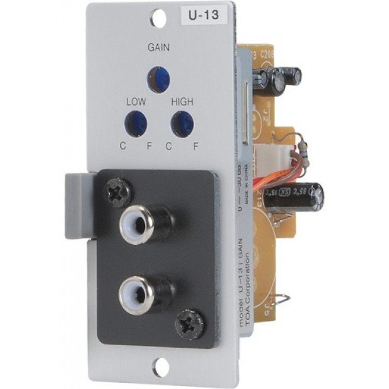 TOA U-13R Unbalanced Stereo Line Input Module 