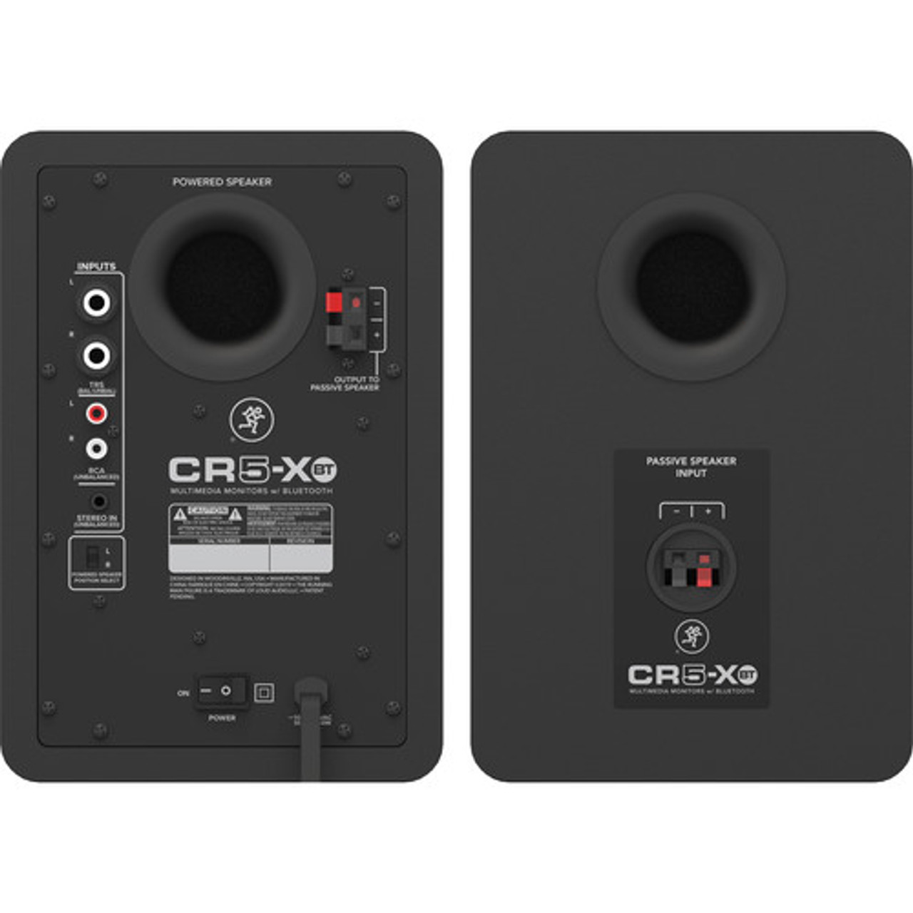 Mackie CR5-XBT Creative Reference Series 5" Multimedia Monitors with Bluetooth (Pair) (CR5-XBT)