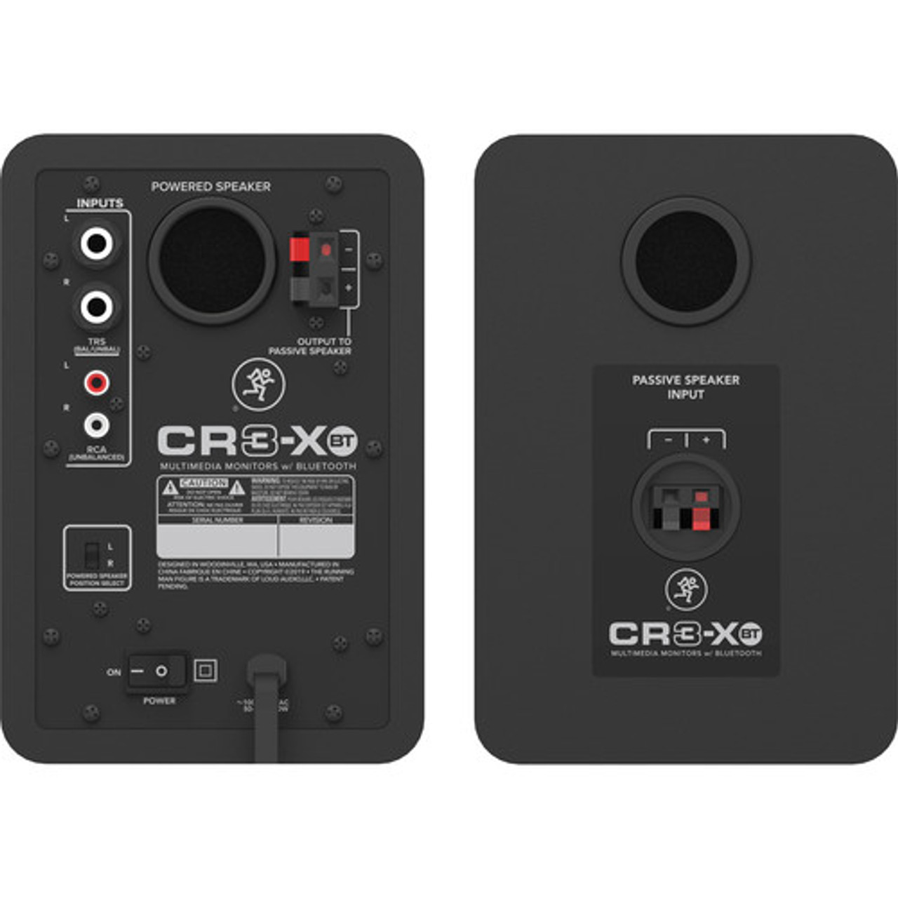 Mackie CR3-XBT Creative Reference Series 3" Multimedia Monitors with Bluetooth (Pair, Green) (CR3-XBT)