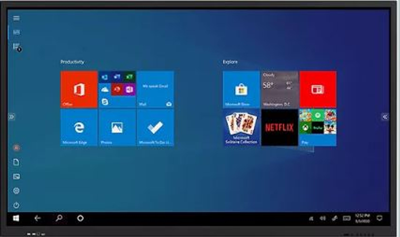 LiteTouch 86LTouchProE 86” LiteTouch 4K Anti-Glare Touch Screen With Built In Windows 11 Pro PC with Intel i5 10500t (86LTouchProE)