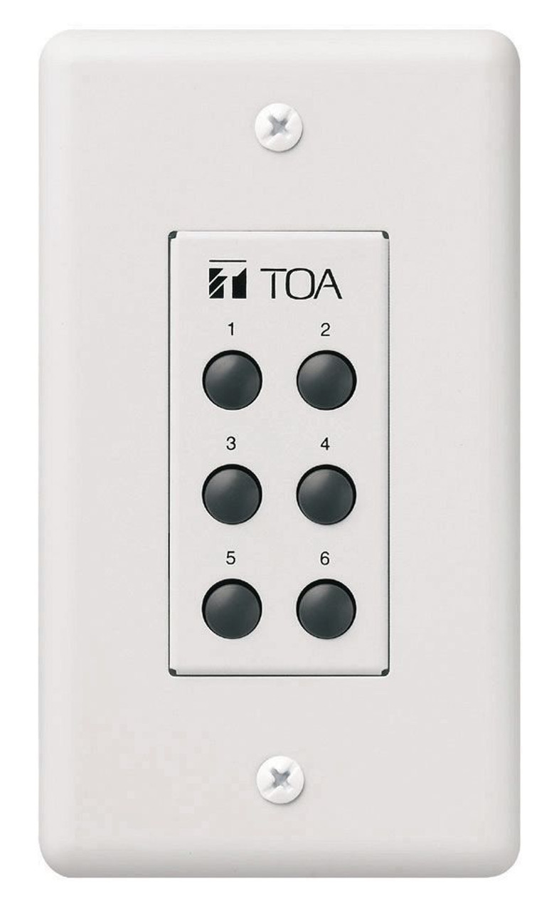 TOA ZM-9001 Remote Panel For Amplifier With 6 Buttons