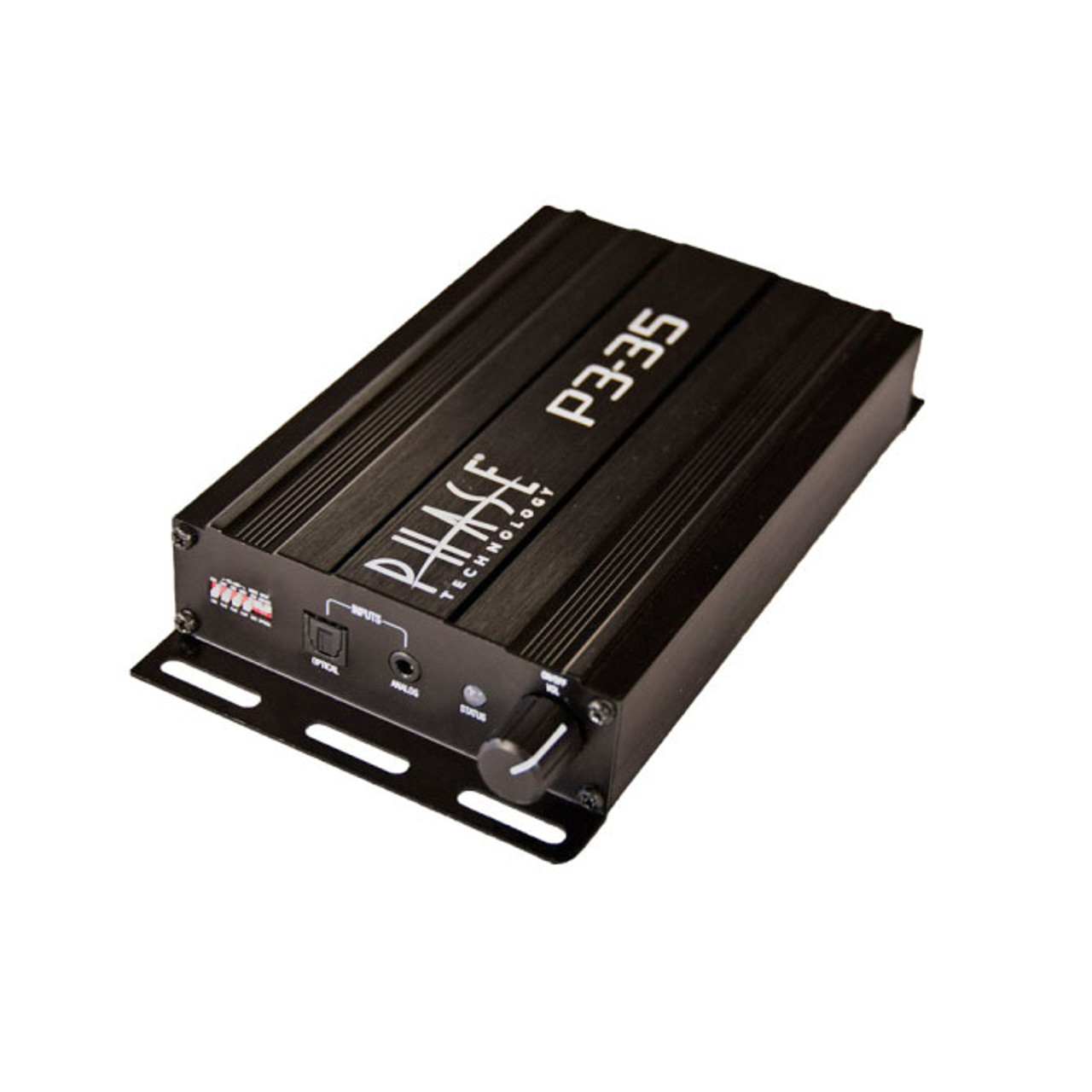  Phase Technology P3-35 3.9" x 7.25", 3-Channel Amplifier with Analog Input and IR Learning Capabilities (P3-35)