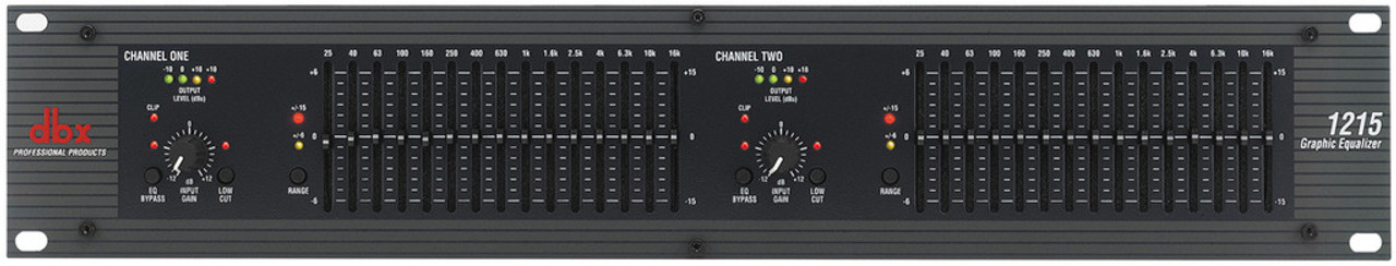 DBX DBX1215V Dual Channel 15-Band Equalizer