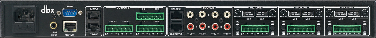 DBX DBX-1260MVVM Digital Zone Processor With Front Panel Control And ANC