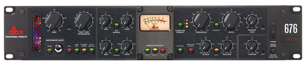 DBX DBX676FX Tube Microphone Preamp Channel Strip