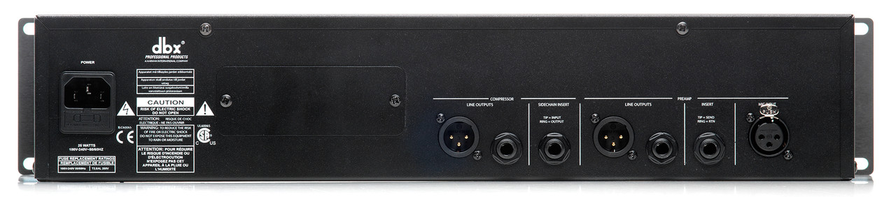 DBX DBX676FX Tube Microphone Preamp Channel Strip