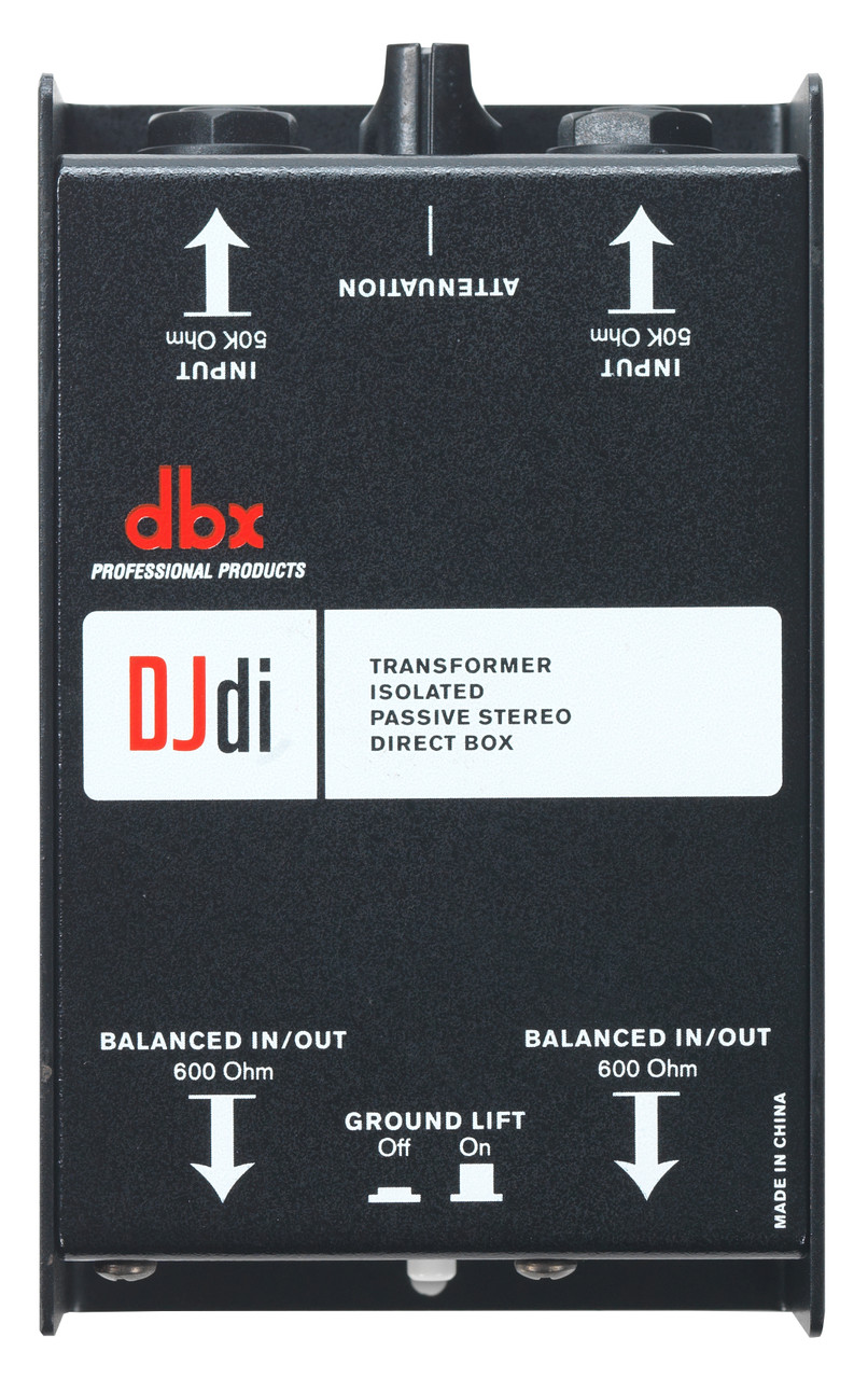 DBX DBXDJDI 2 Channel Passive Direct Box