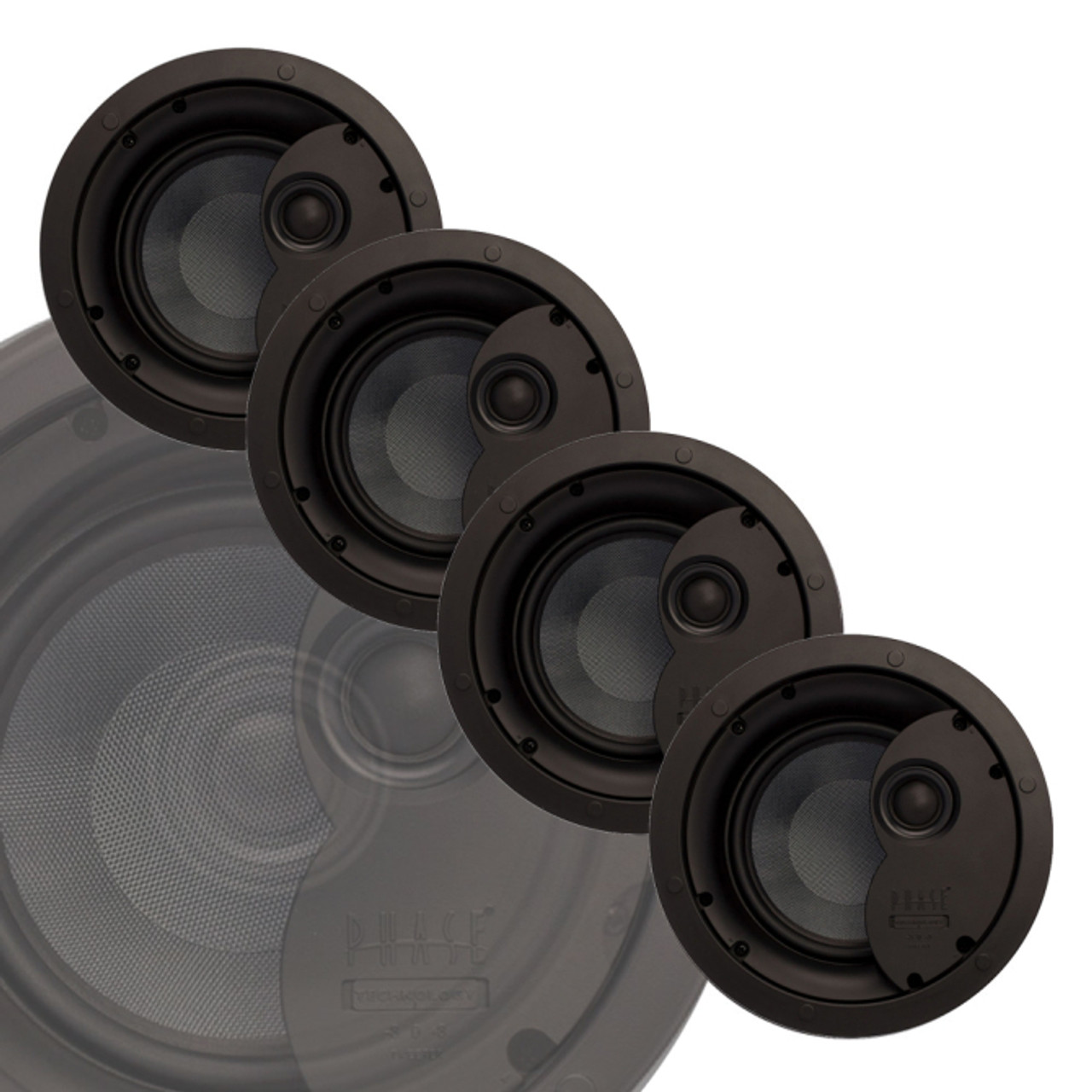  Phase Technology CI6.0X MP 6.5" 2-way Ceiling Speaker Master Pack (4 Units) (CI6.0X MP)