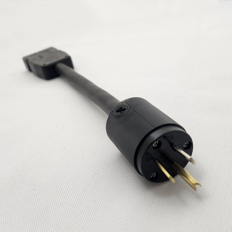 PlugsPlus 20A Female Stage Pin to 15A Male Straight Blade - GoKnight