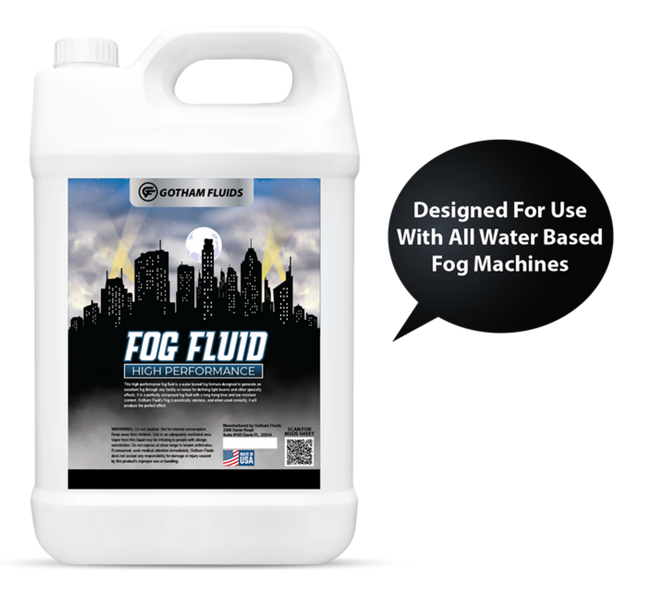 Gotham Fluids GF-FOG-HIGH PERFORMANCE-CASE High Performance Fog Fluid - Case (GF-FOG-HIGH PERFORMANCE-CASE)