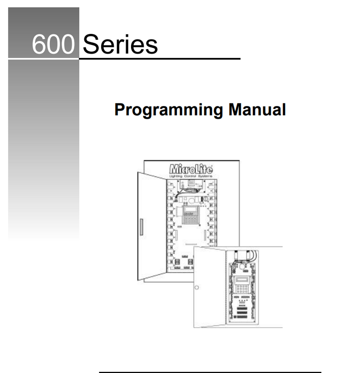 MicroLite 600 User Manual