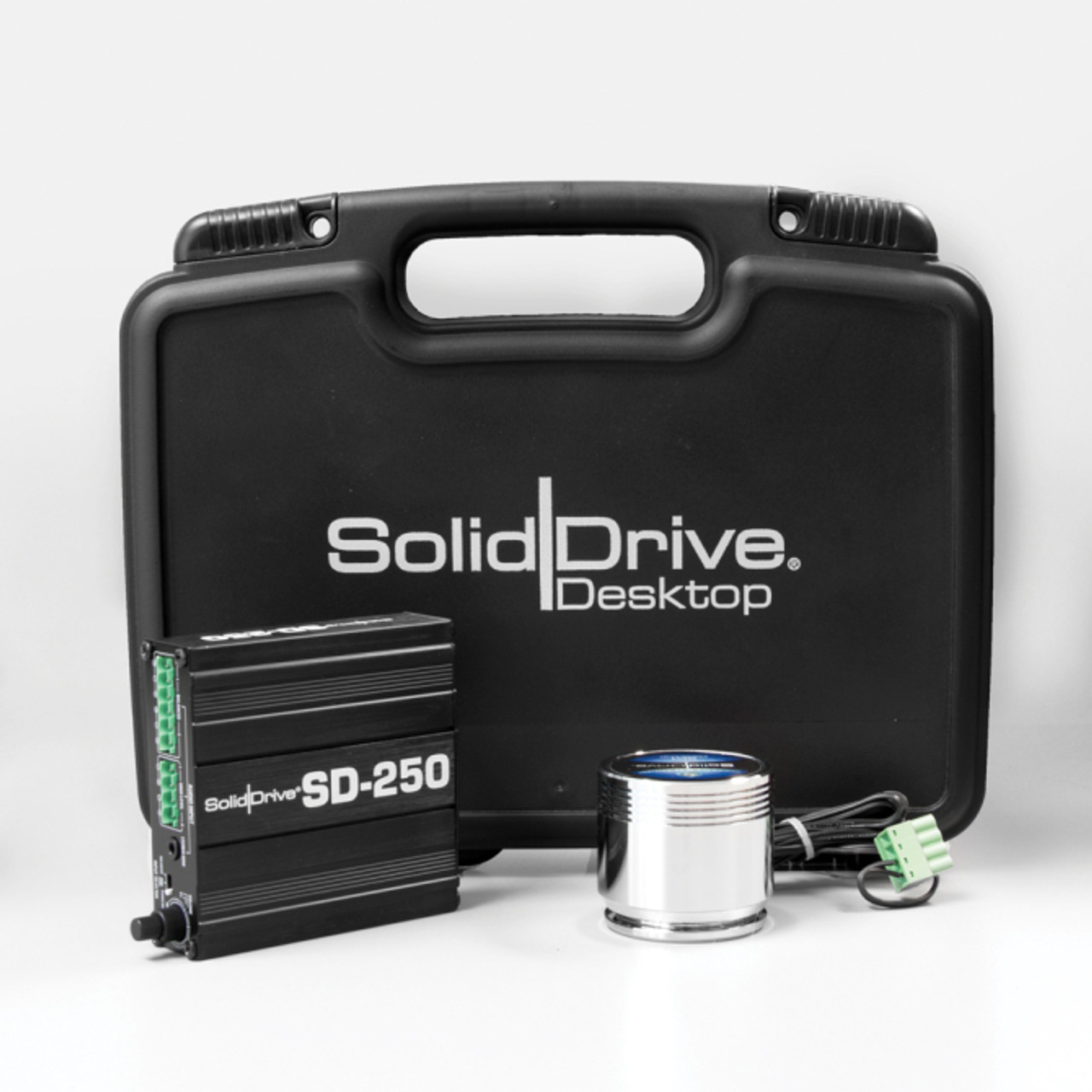 SolidDrive SD-1DESKTOP-250 Actuator Desktop Kit with SD-250 Amplifier for Any Surface (SD-1DESKTOP-250)