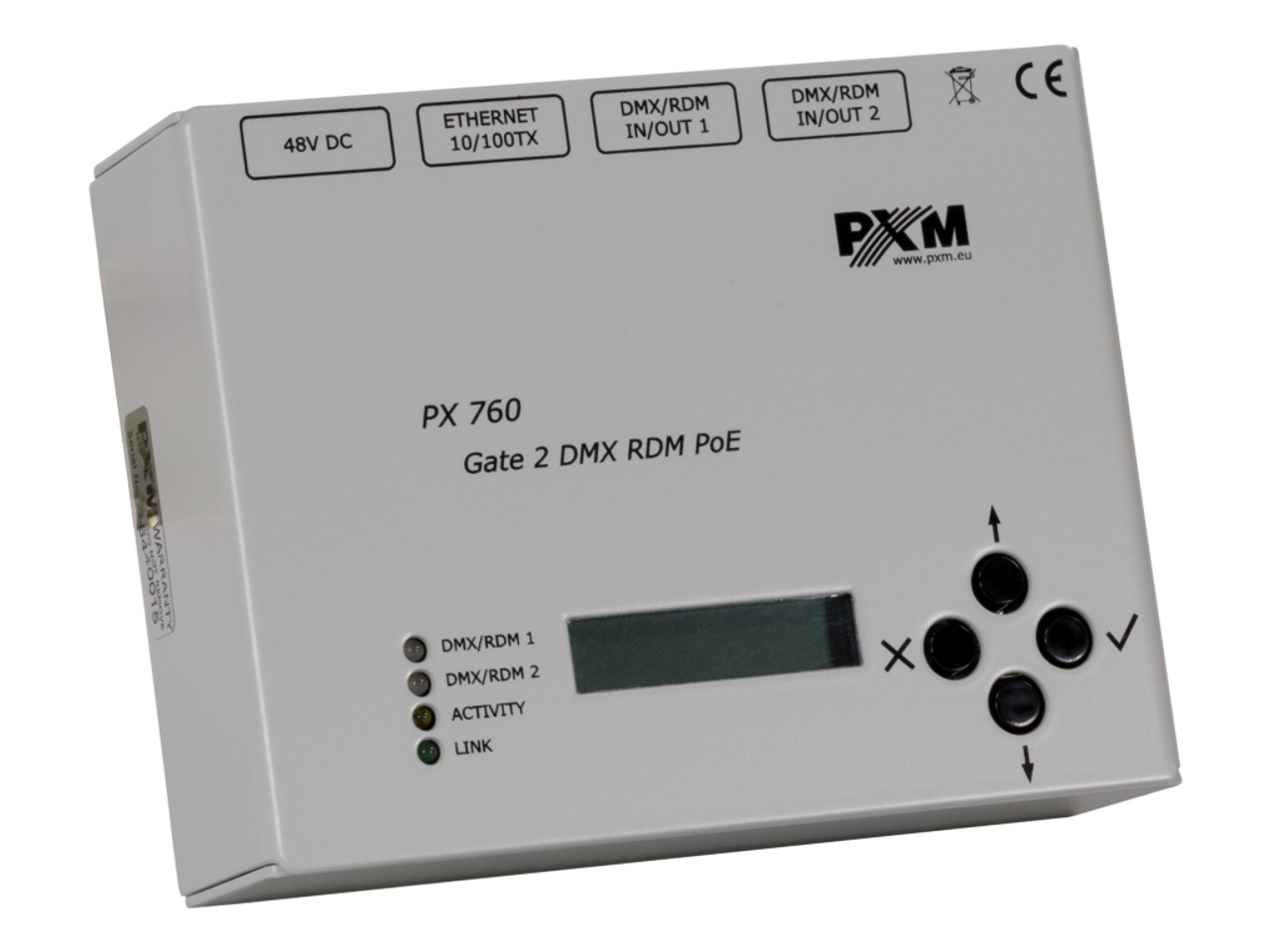 PXM Lighting PX760 Gate 2 DMX RDM PoE